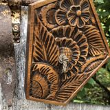 Hexagonal art deco mirror, 100x50 cm