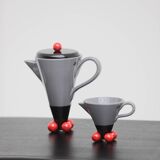 Coffee / tea set designed by Pietro D'Amato, manufactured by Costantini l’Ogetto