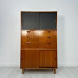 1960s Vintage Mid-Century Danish Three-Piece Teak Cabinet