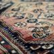 Vintage Hand-Woven Middle Eastern Oriental Hamadan Kamse Rug, 1960s