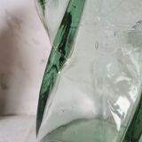 Vase design verre torsadé