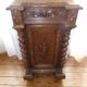 Antique bedside table in Louis XIII Baroque style