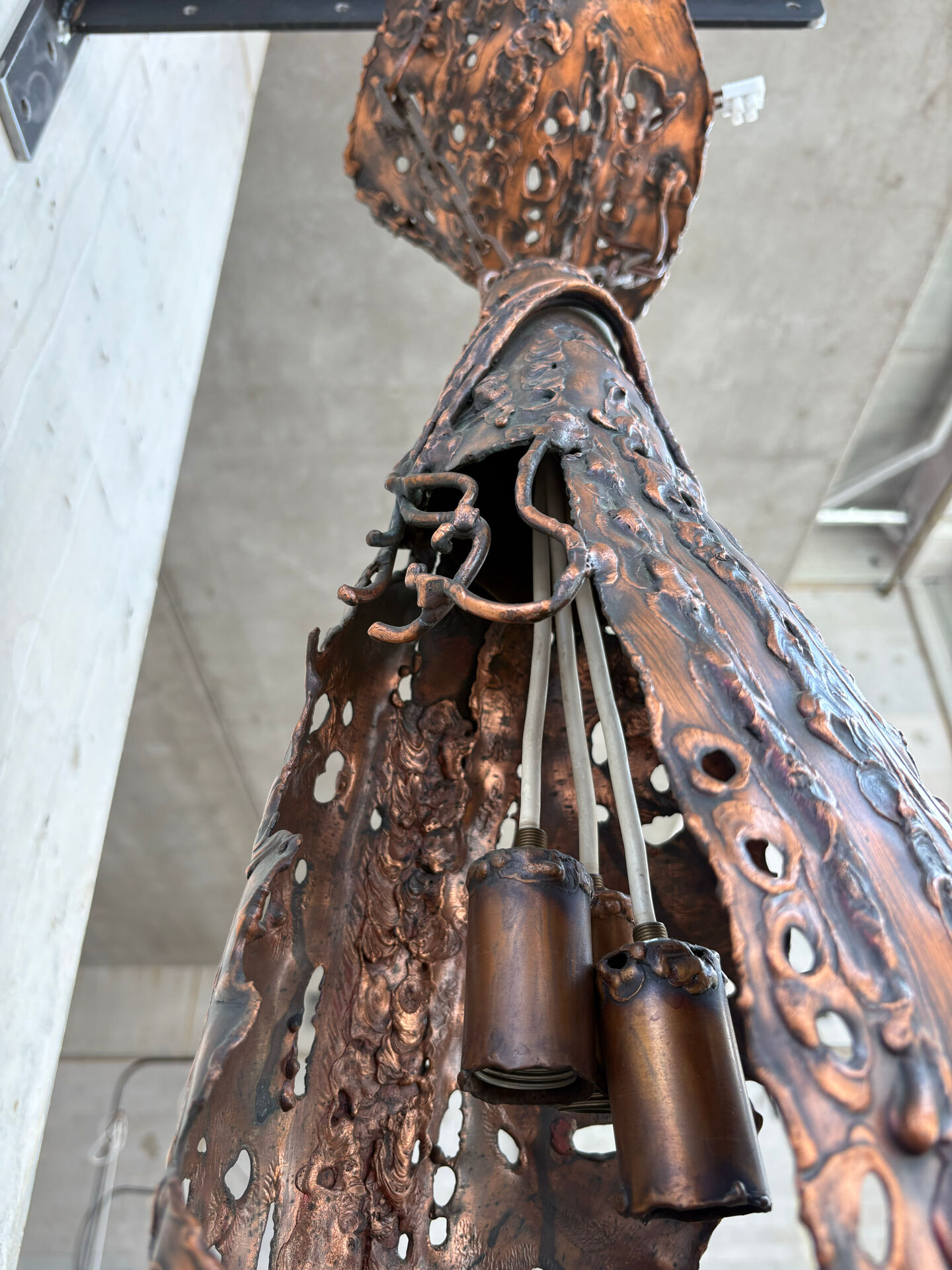 Brutalist hanging lamp