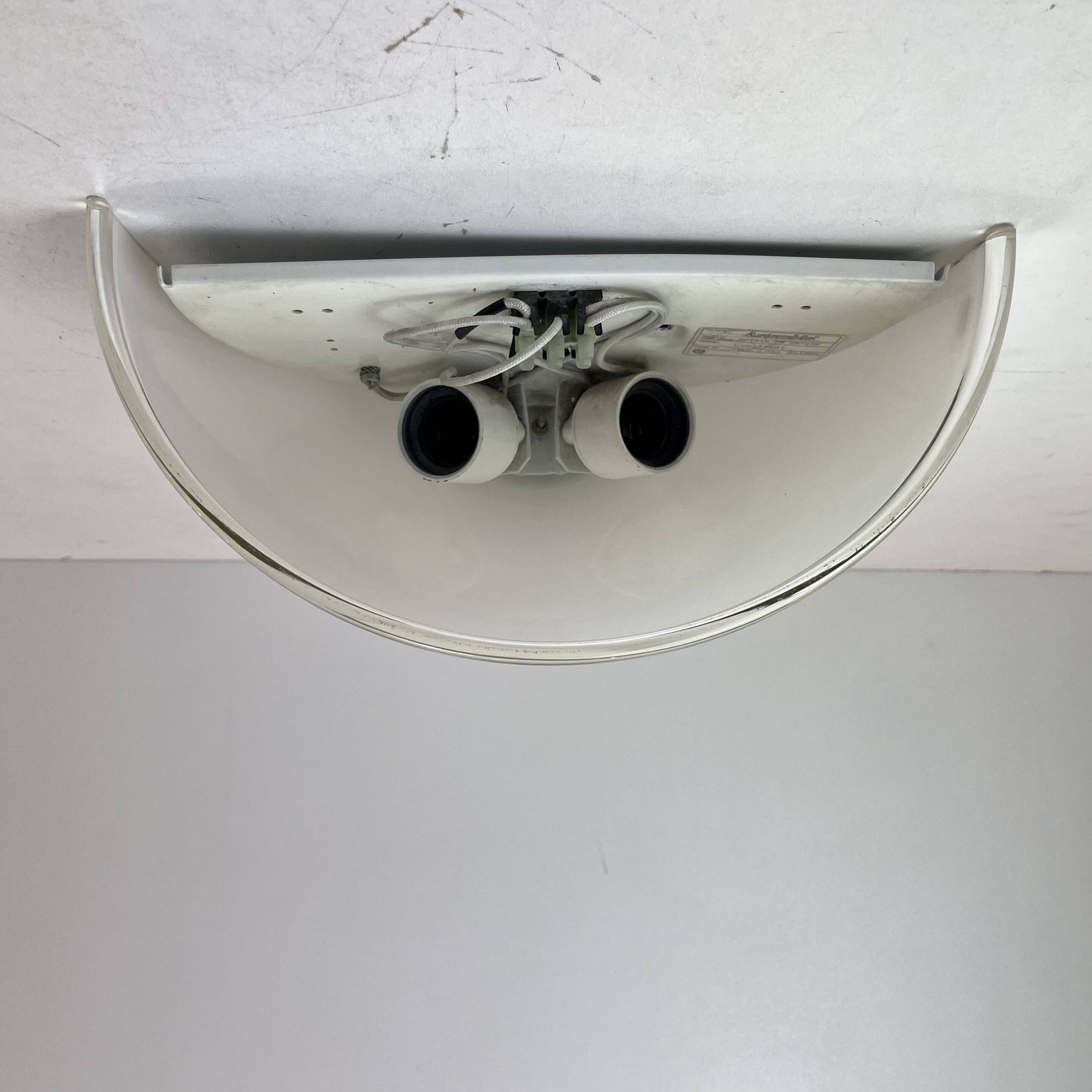 Pair of Onfale Wall Lamps Designed by L. Vistosi for Artemide, Italy, 1990s