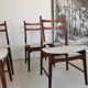 Set de 4 chaises scandinaves no