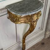 Console D’entre-deux, Bois Sculpté Et Doré De Style Louis XV, Vers 1900, Ma