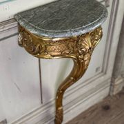 Console Table, Carved and Gilded Wood, Louis XV Style, Circa 1900, Ma