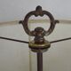 French Empire Style 3 Light Boulotte Table Lamp with Lion Feet and Shade