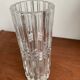 Vase vintage en verre sculpté