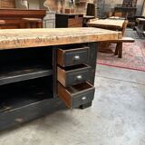 Patinated workbench