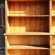 Pine bookcase (251 x 49 x height 288 cm)