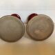 Pair of Bordeaux candlesticks