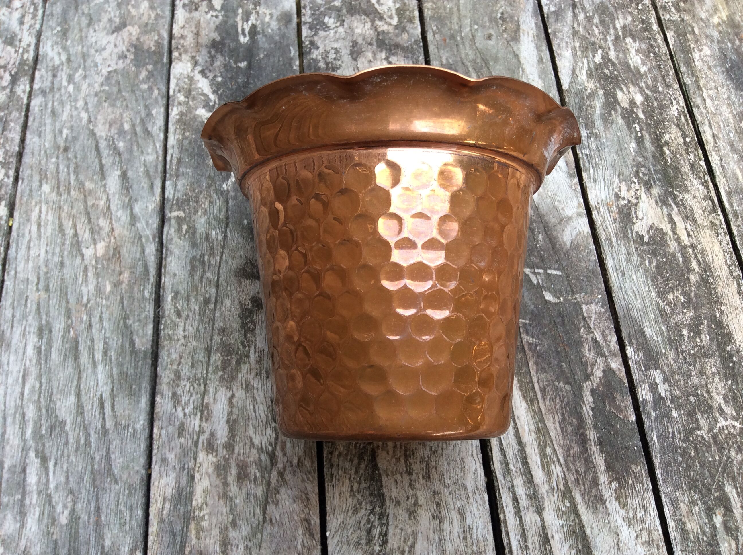 Copper pot cover