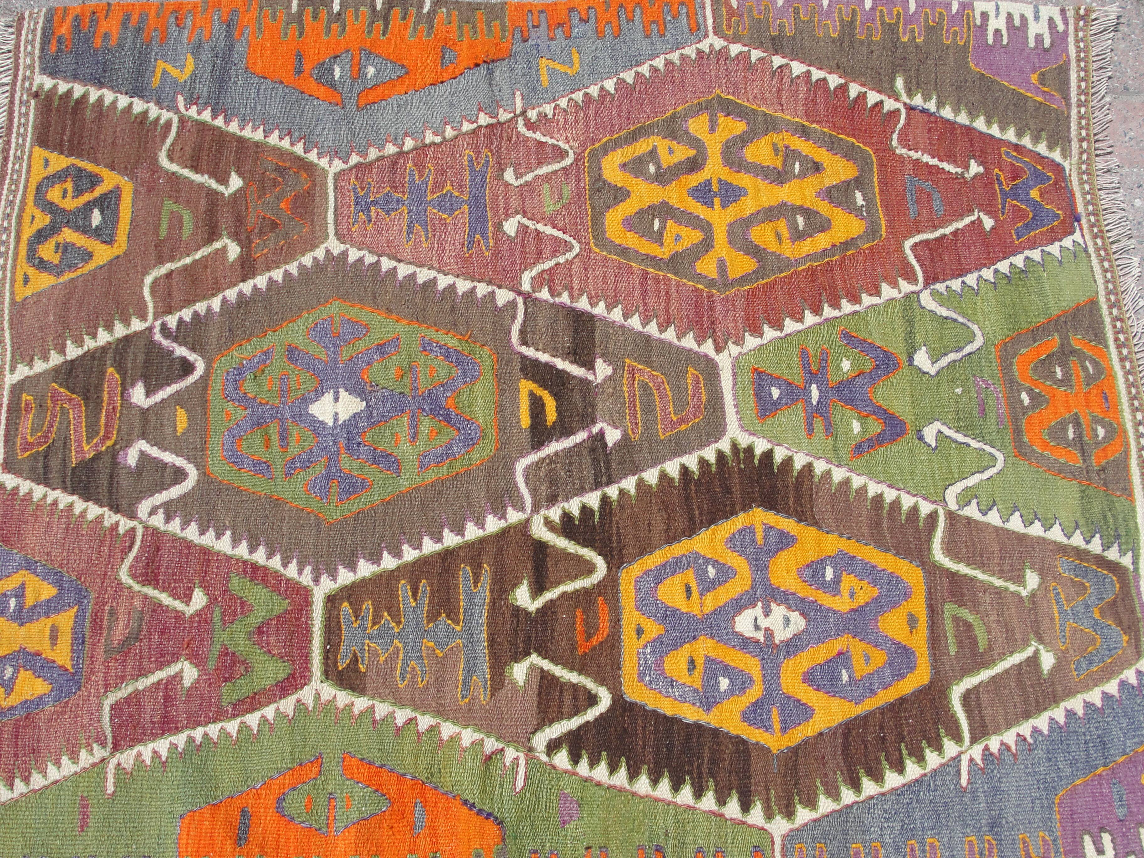 Small handmade kilim rugs for bedroom