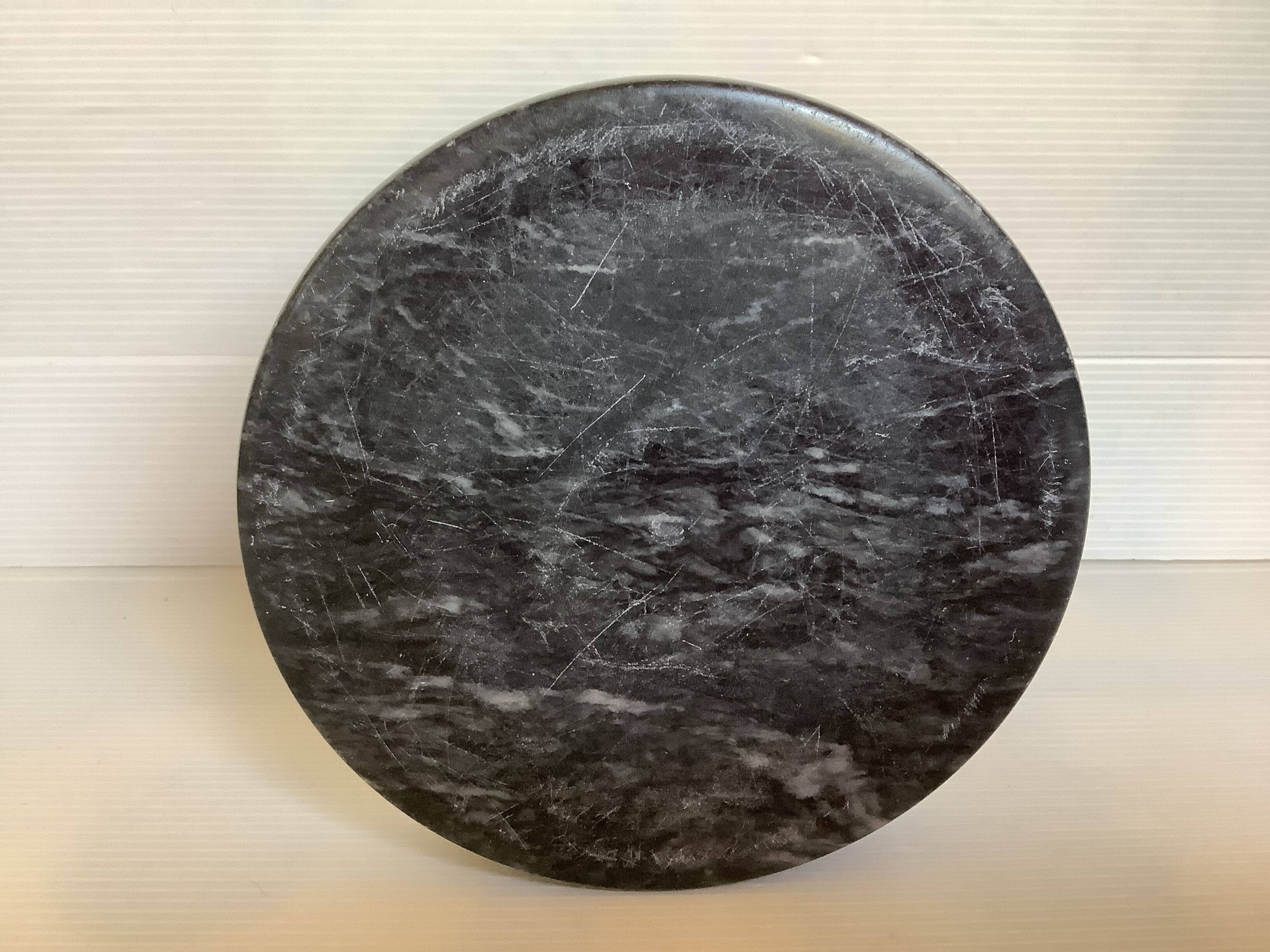 Ashtray empty pocket marble gray black