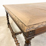 Table extensible 350cm Louis XIII