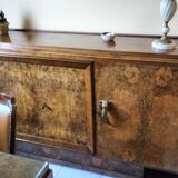 Low sideboard 3 doors elephant handle