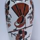 Vase Art déco Keller Guérin "Ceylan" décor oiseaux