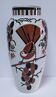 Art Deco vase by Keller Guérin "Ceylan" with bird decoration.