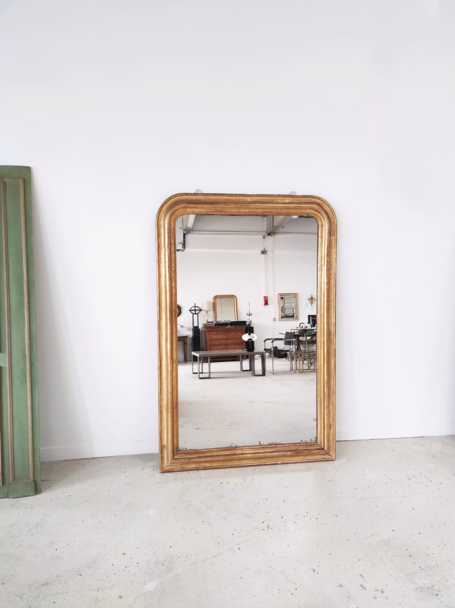 Gilded mirror louis philippe h style:1m66