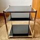 Gold metal side table, in the style of Maison Jansen, 1970s.