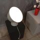 White metal floor lamp by ola whilborg for ikea 2000s