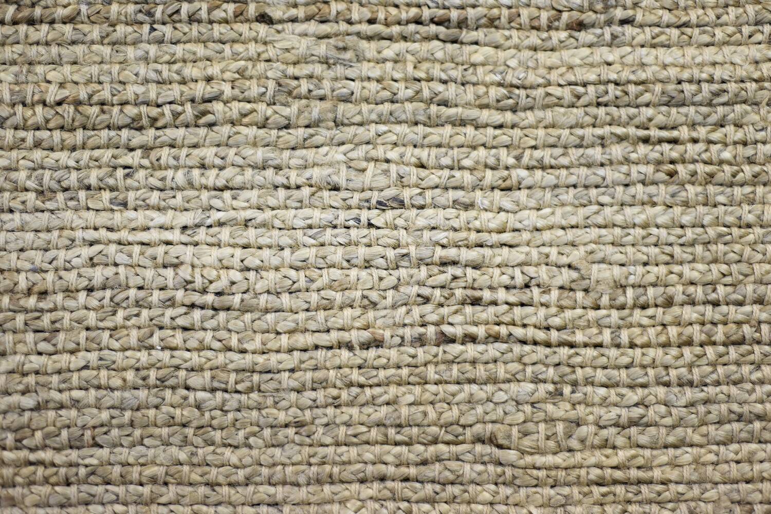 Flat-woven jute Indian rug, 1970s