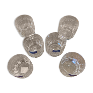 6 verres à whisky en - villeroy boch