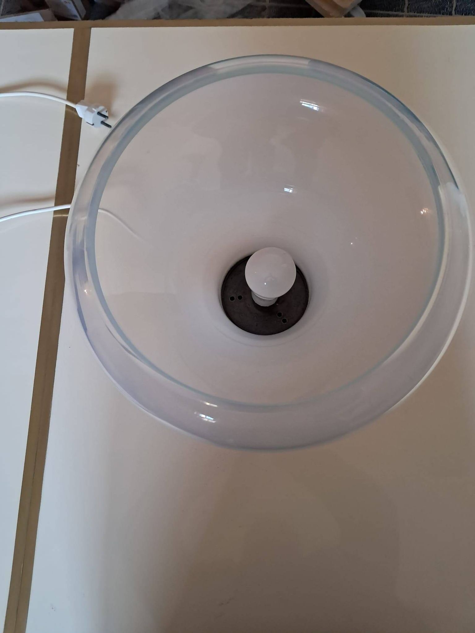 Replacement Glass and Lamp Base Lotus LT 305 by Carlo Nason
