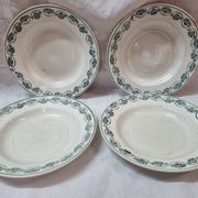 Earthenware plates nineteenth, Céranord St Amand