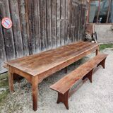 Very large bistro table and benches