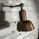 Wall lamp in copper and brass