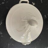 Antique Soup Tureen & Vegetable Dish with Lid