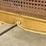 Banquette en Bois Doré Style Louis XV