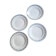 Lot n°2 de 4 assiettes plates bre pmps de Longwy