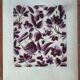 Vintage silk textile design