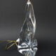Large lamp foot 70s, crystal of St Louis
