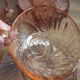 Set of 6 Rosaline Coffee Cups with Saucers in Translucent Glass
