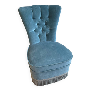Chauffeuse vintage en - velours