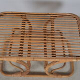 Rattan coffee table