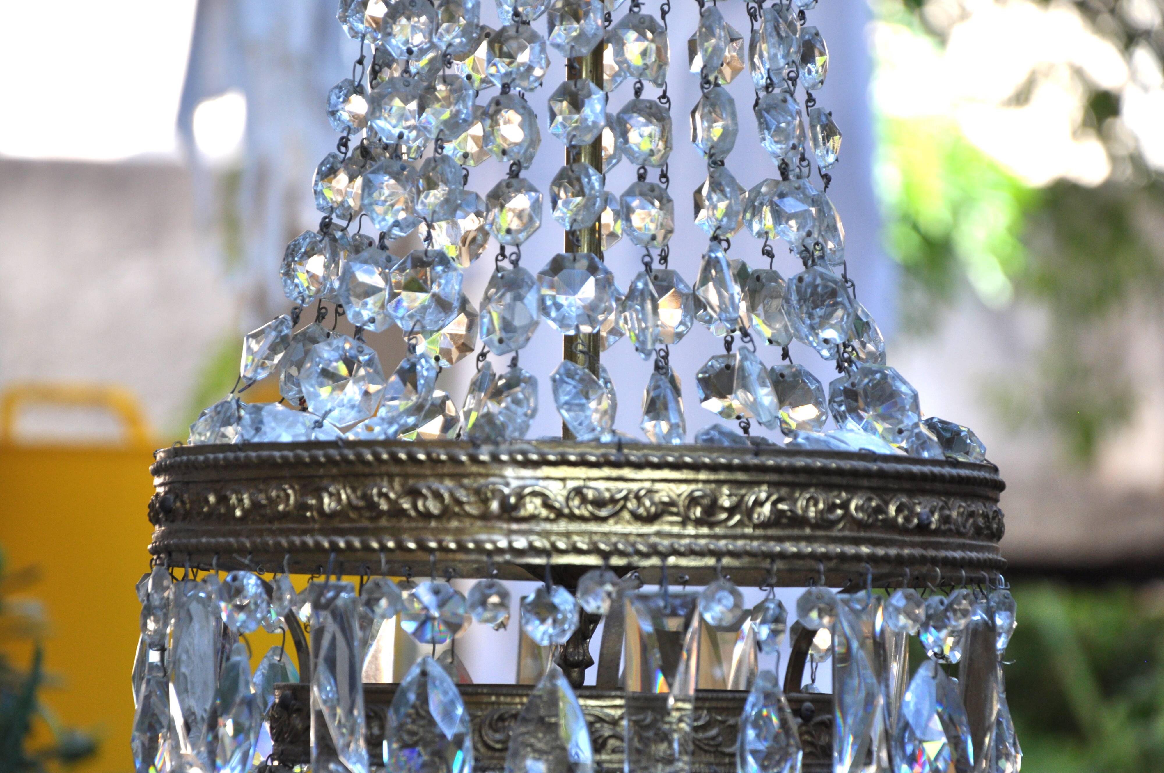 Lustre ancien Montgolfiere