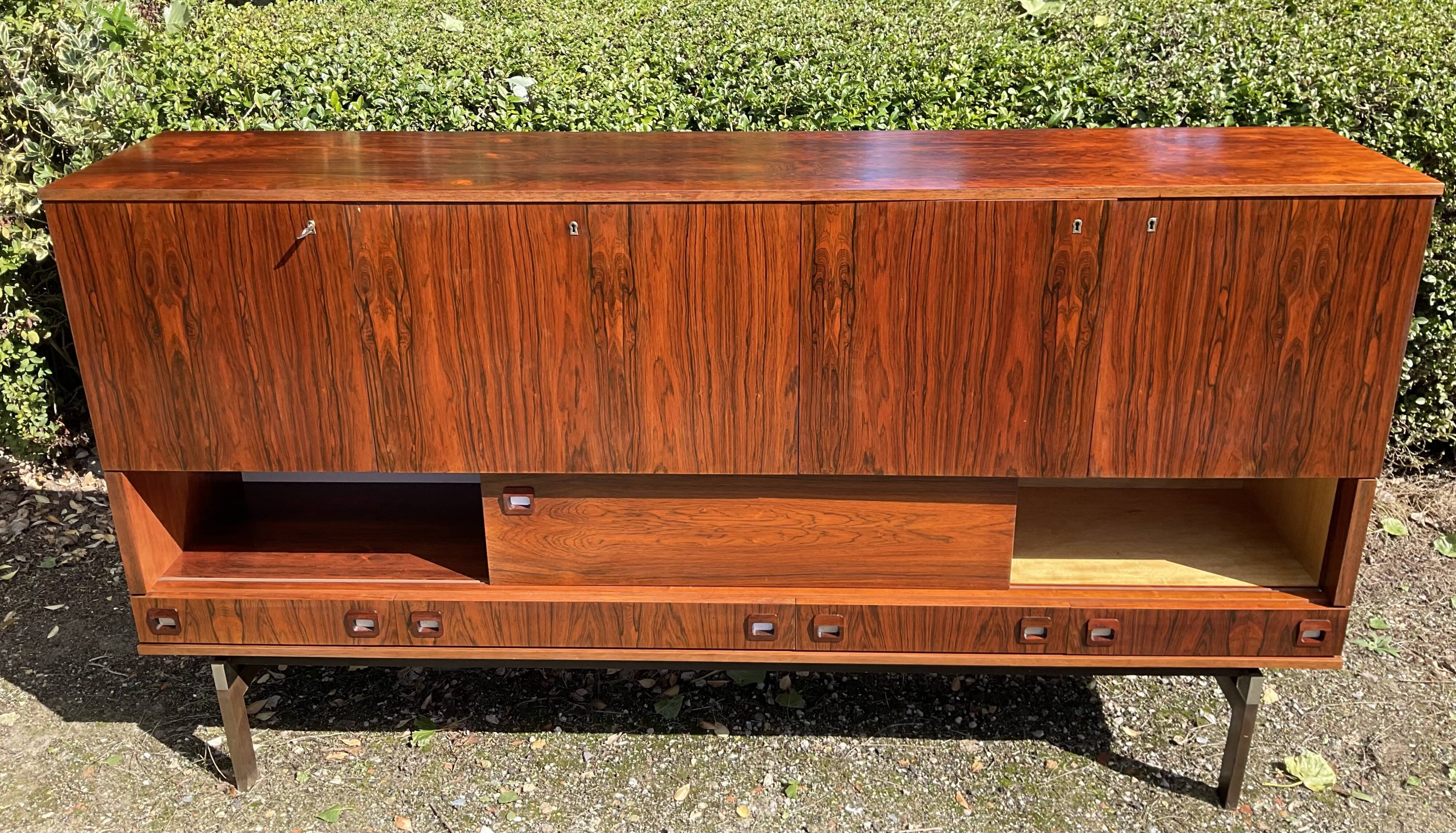 Scandinavian rosewood row from the 60s