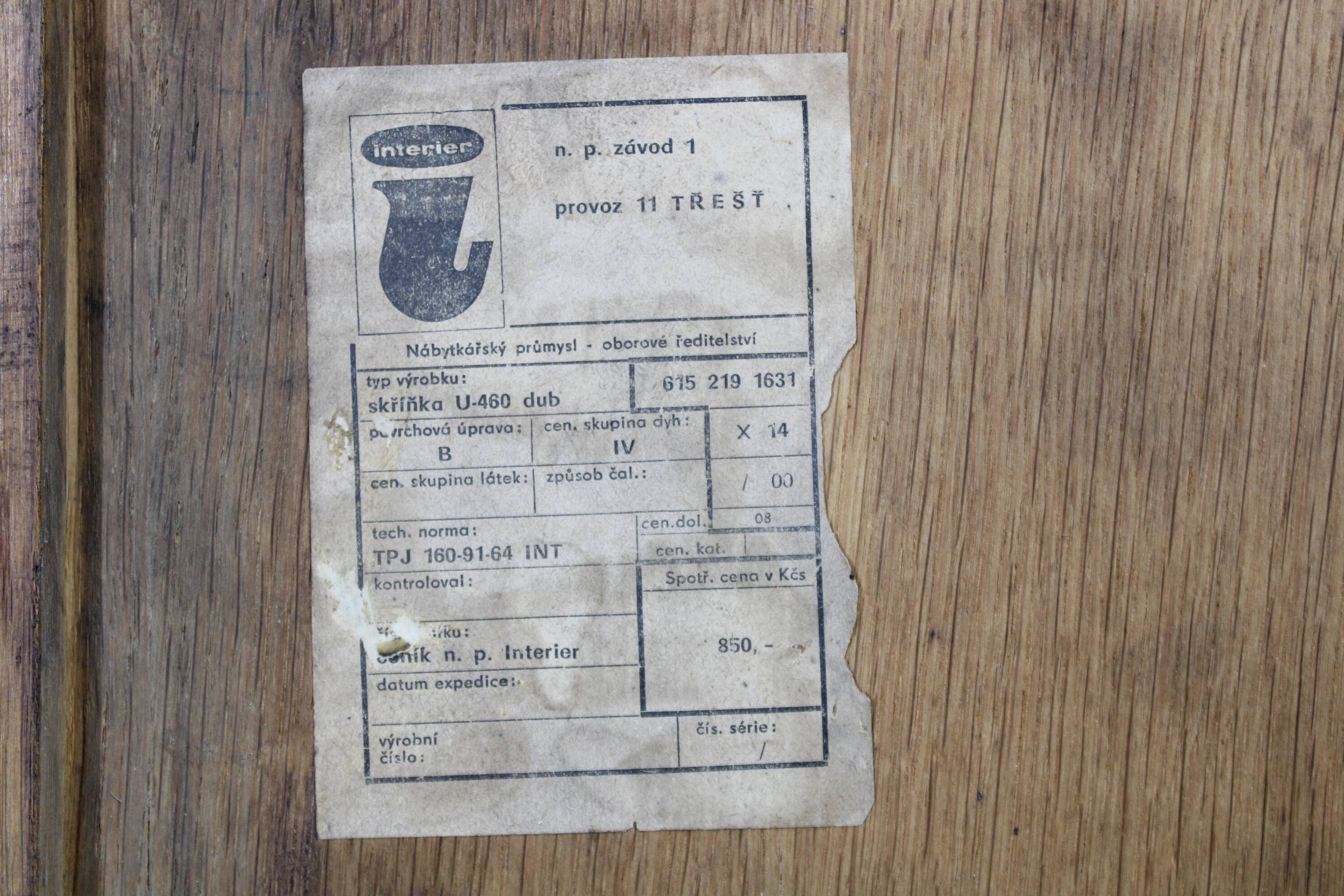 1960s Jiri Jiroutek Upcycled Sideboard ,Czechoslovakia