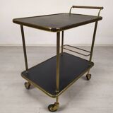 Vintage brass bar service