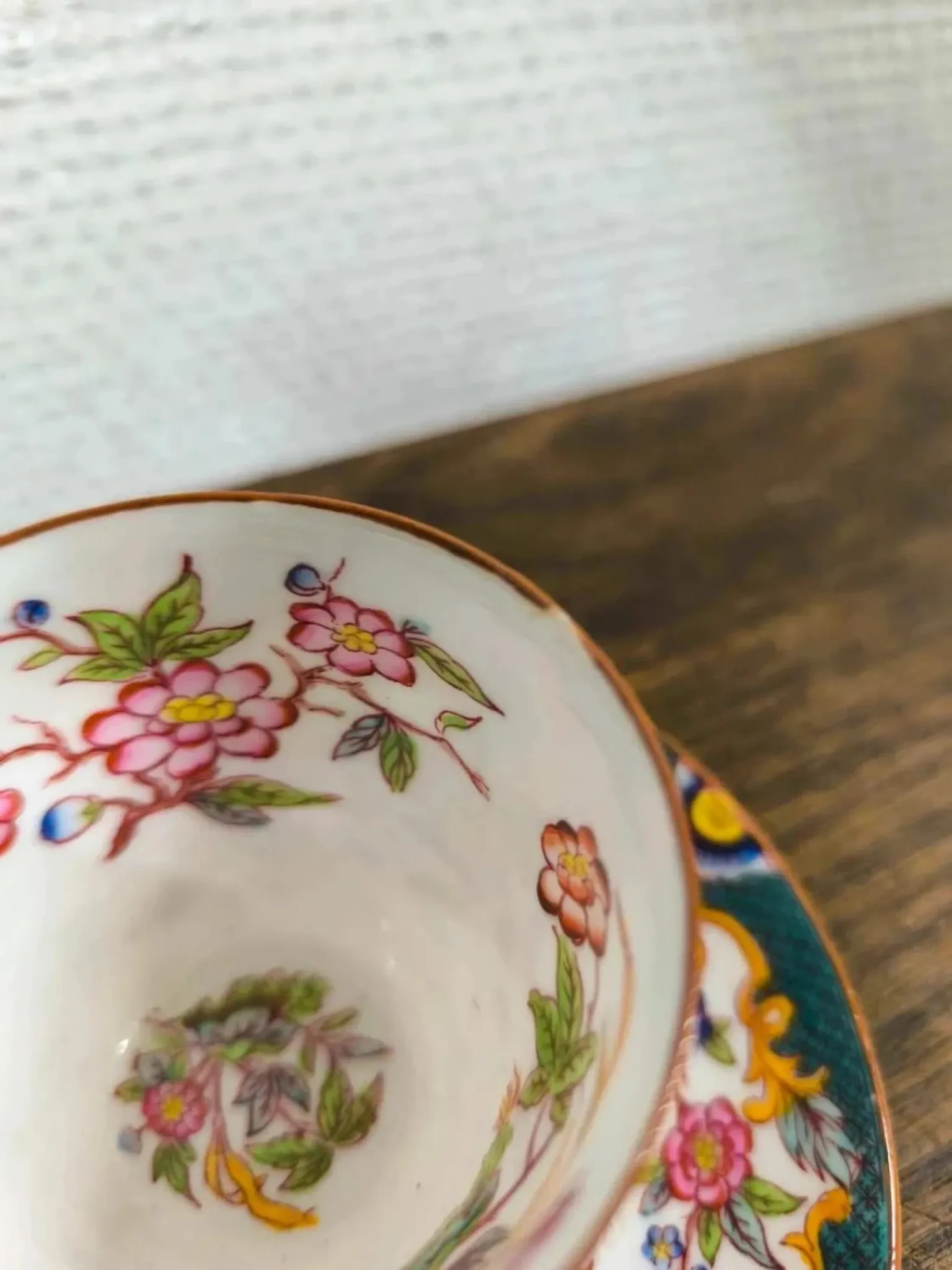 Lot de 2 tasses Sarreguemines minton 215