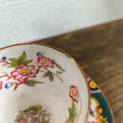 Lot de 2 tasses Sarreguemines minton 215