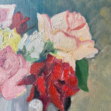Oil on canvas signed Thérèse Thelu