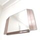 Hexagonal art deco mirror 70x47cm