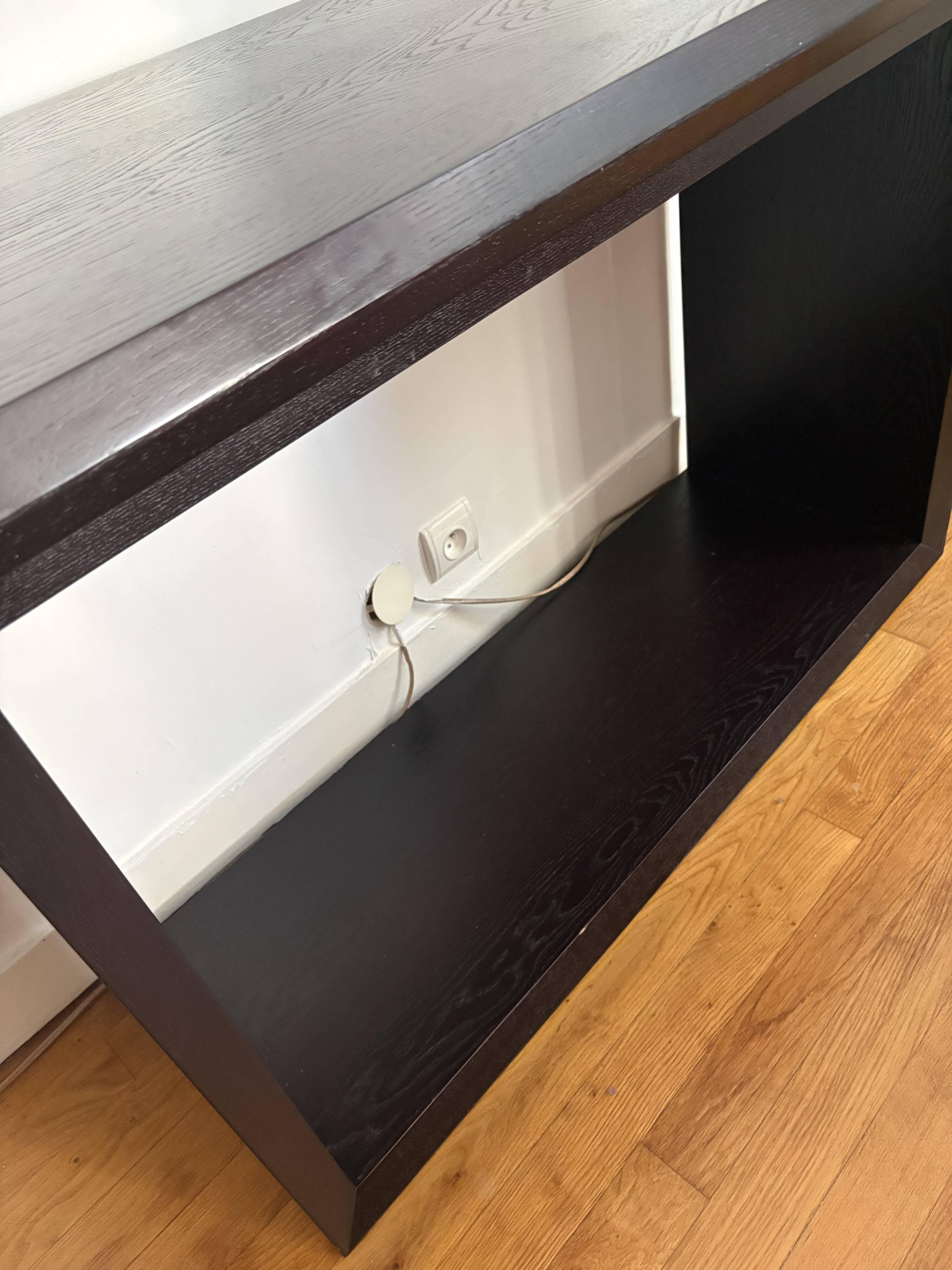 Extensible console / Table - Roche Bobois - Wenge finish