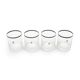 Verres par Gianfranco Frattini pour Progetti, années 1970, lot de 4